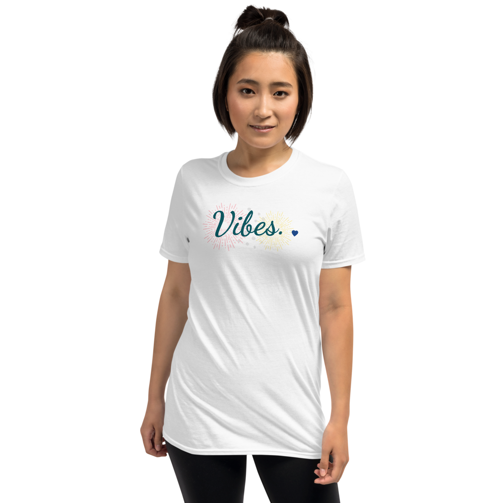 バイブス - 半袖ユニセックスTシャツ