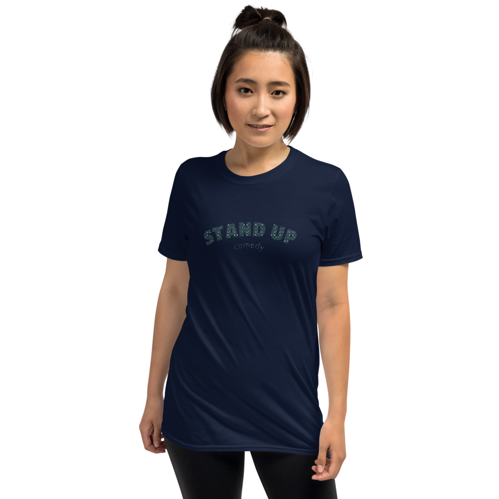 スタンダップ - 半袖ユニセックスTシャツ