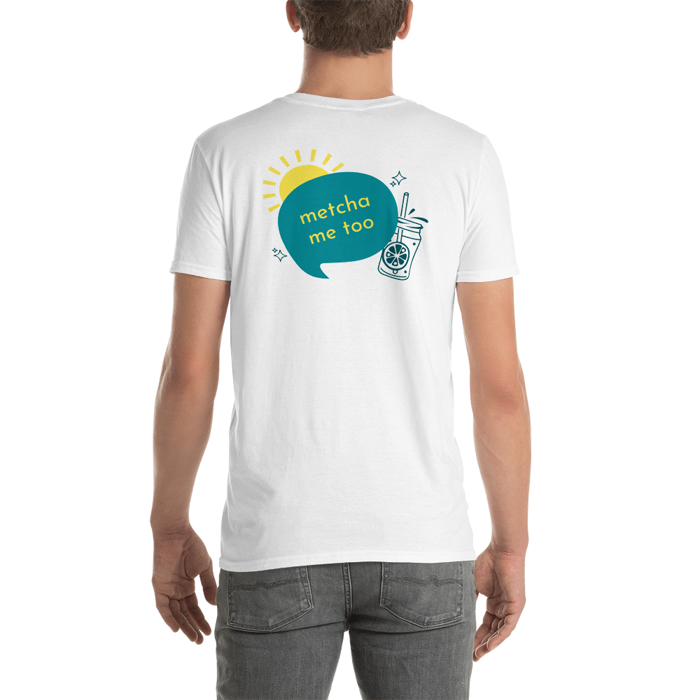 めっちゃミートゥー(背面プリント) - 半袖ユニセックスTシャツ