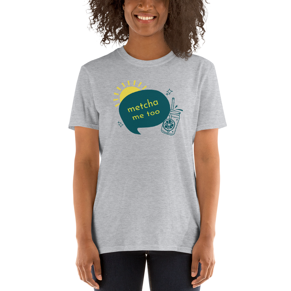 めっちゃミートゥー - 半袖ユニセックスTシャツ