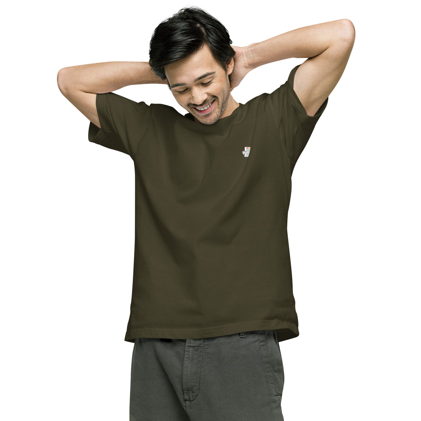 Quick Order Printer ワンポイント ユニセックス ヘビーウェイト 半袖Tシャツ