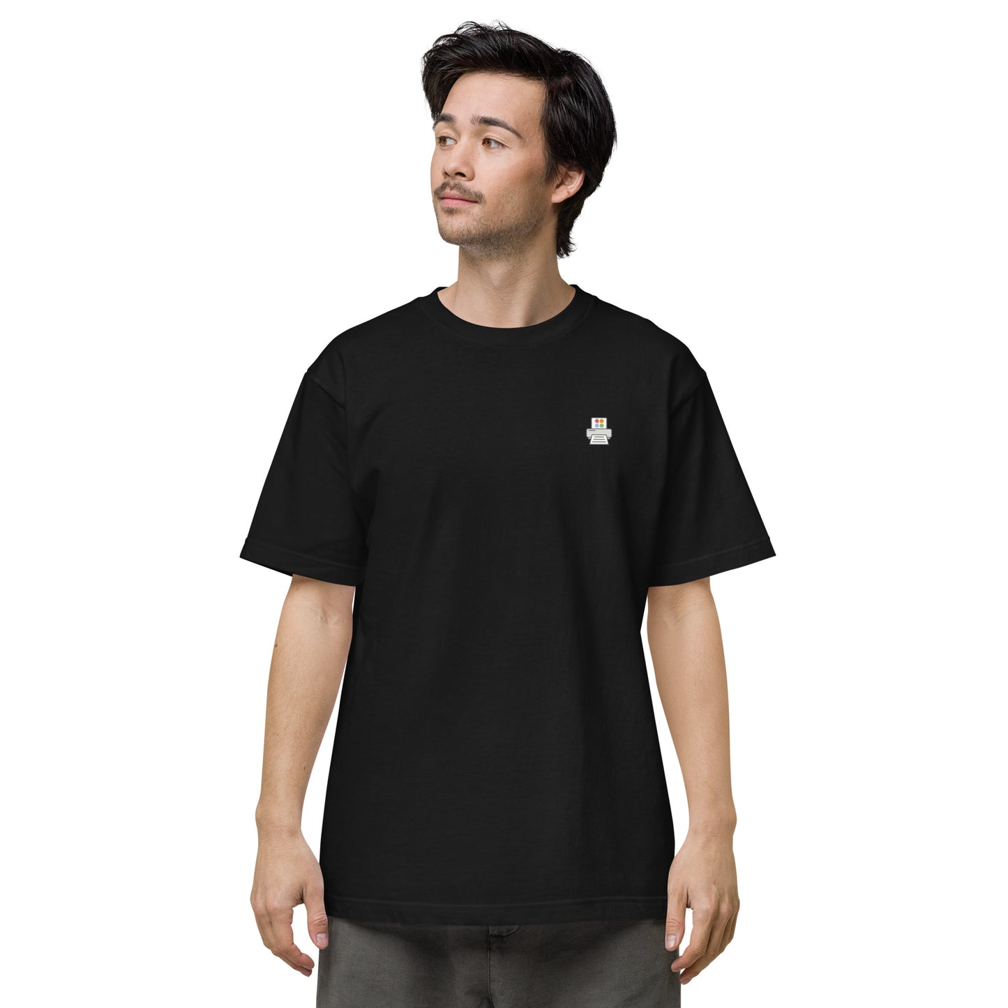 Quick Order Printer ワンポイント ユニセックス ヘビーウェイト 半袖Tシャツ