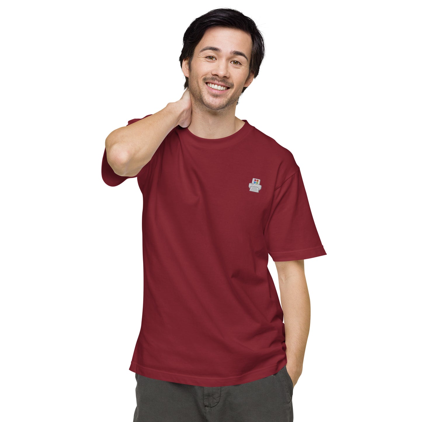 Quick Order Printer 刺繍 ユニセックス ヘビーウェイト 半袖Tシャツ(日本製造)