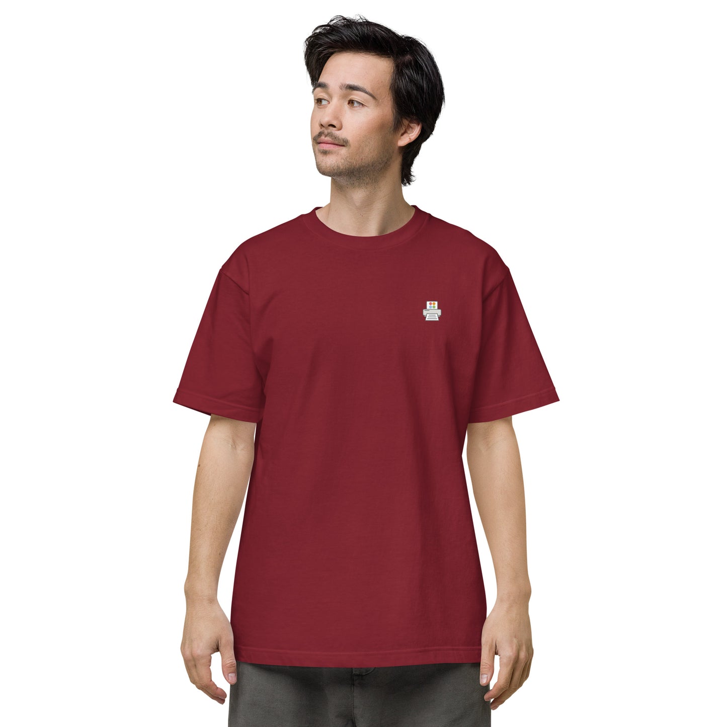 Quick Order Printer ワンポイント ユニセックス ヘビーウェイト 半袖Tシャツ