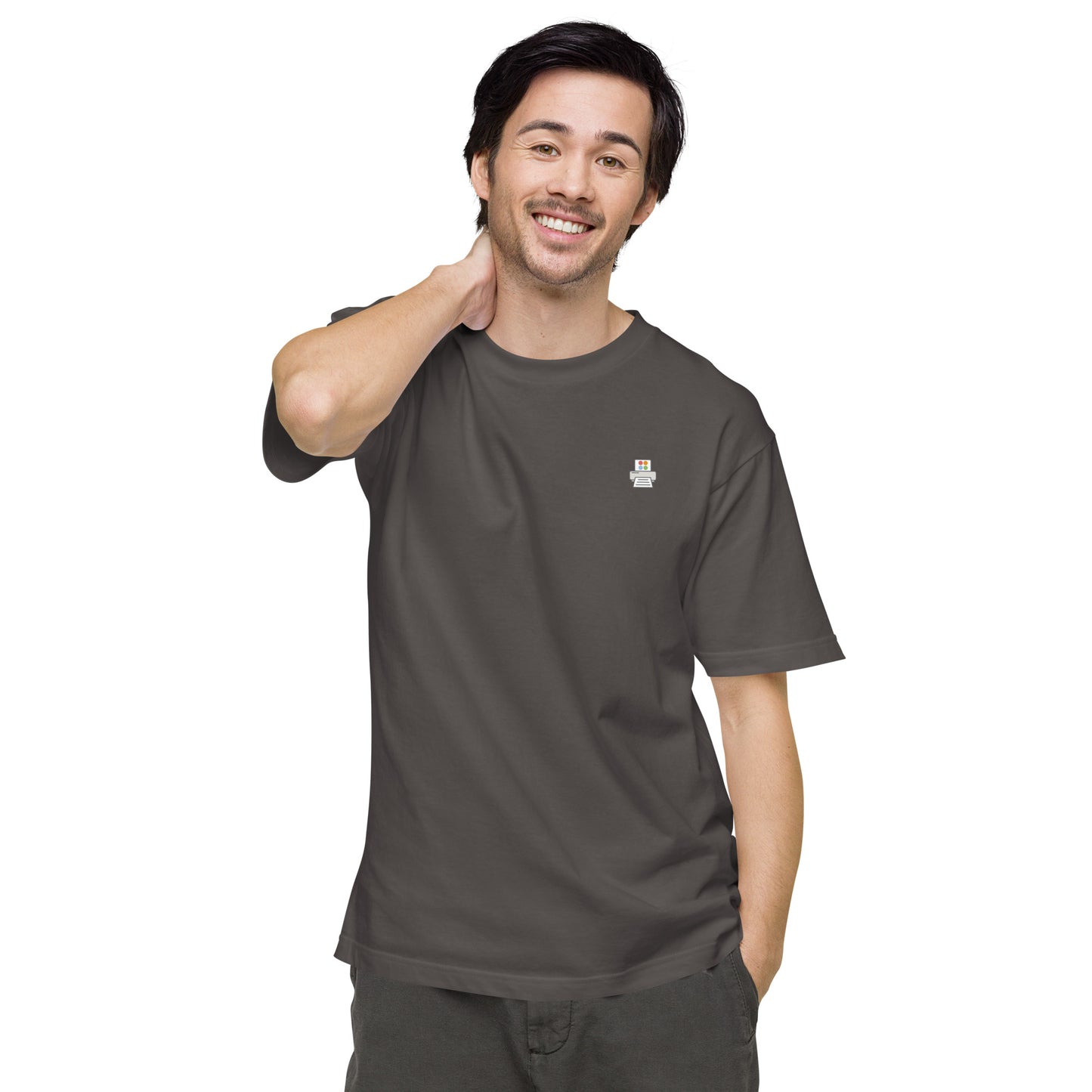 Quick Order Printer ワンポイント ユニセックス ヘビーウェイト 半袖Tシャツ
