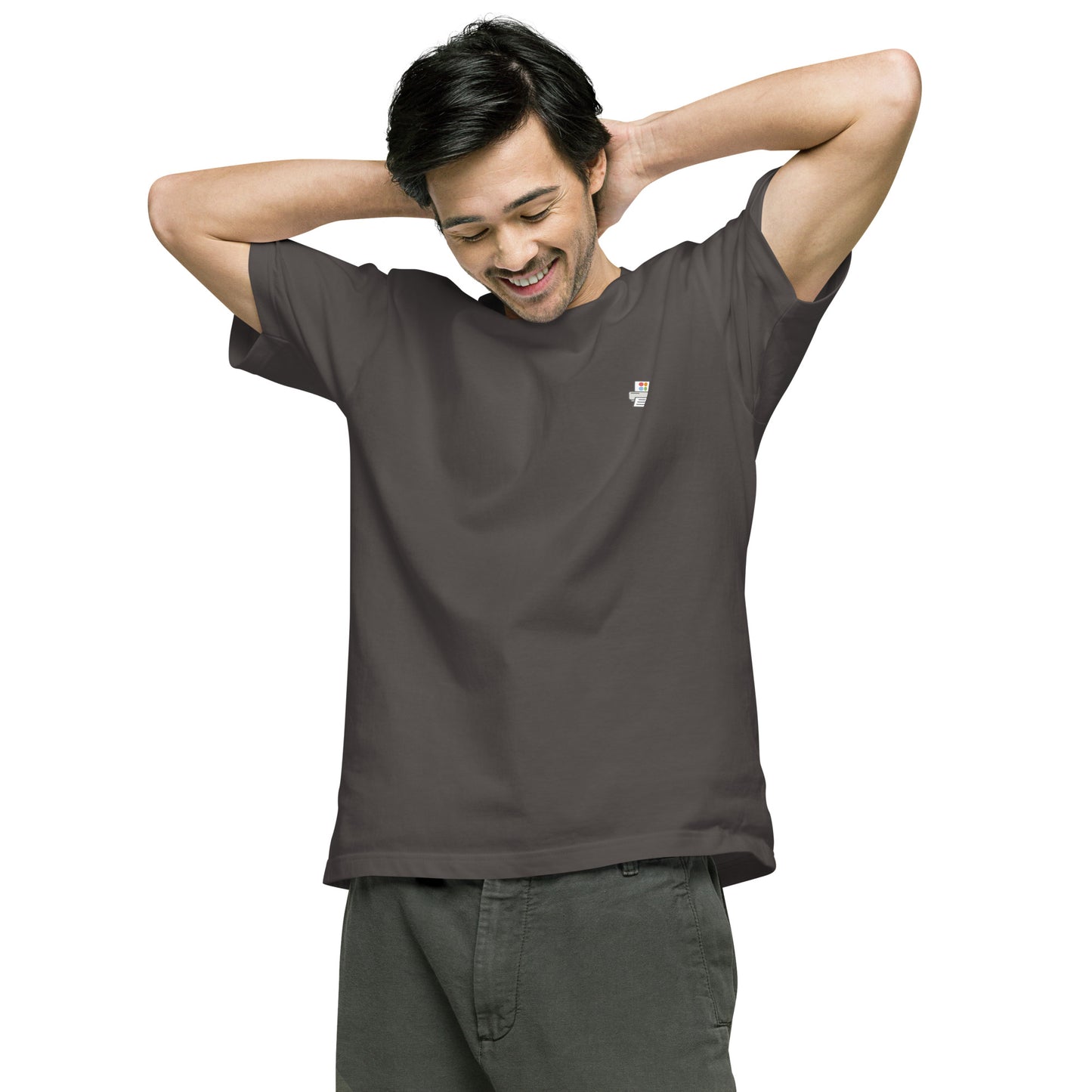Quick Order Printer ワンポイント ユニセックス ヘビーウェイト 半袖Tシャツ