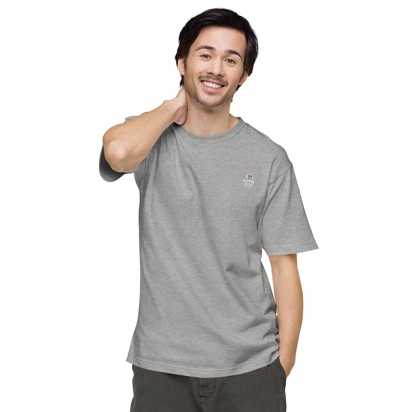 Quick Order Printer 刺繍 ユニセックス ヘビーウェイト 半袖Tシャツ(日本製造)