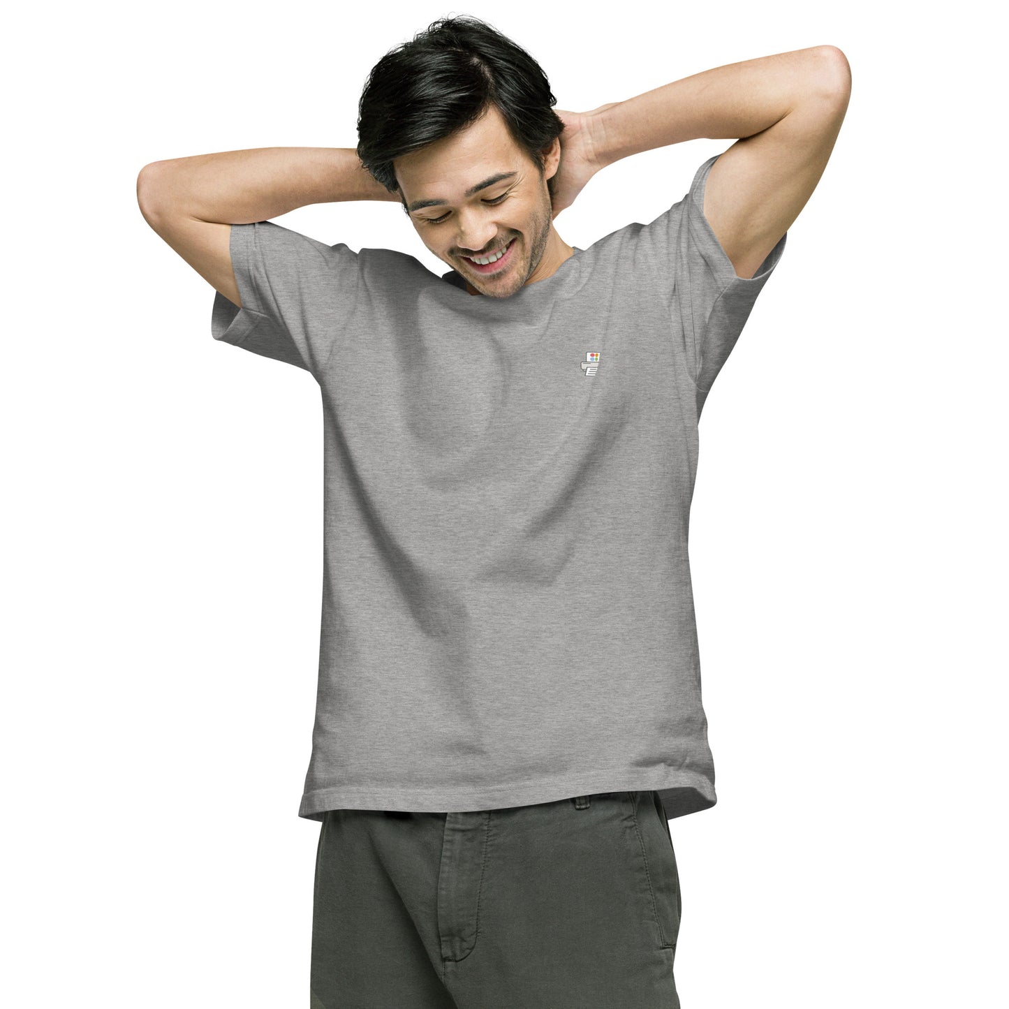 Quick Order Printer ワンポイント ユニセックス ヘビーウェイト 半袖Tシャツ