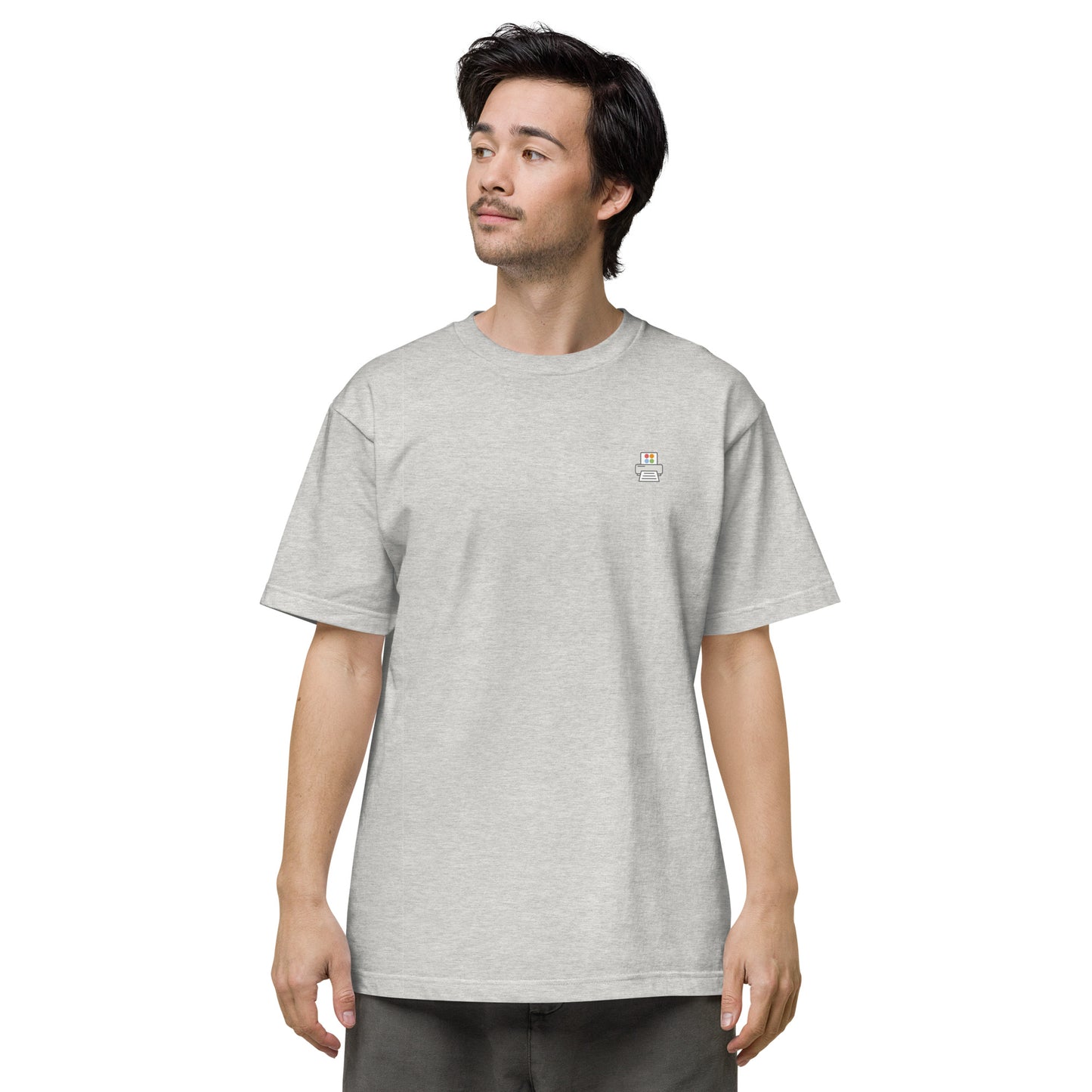 Quick Order Printer ワンポイント ユニセックス ヘビーウェイト 半袖Tシャツ