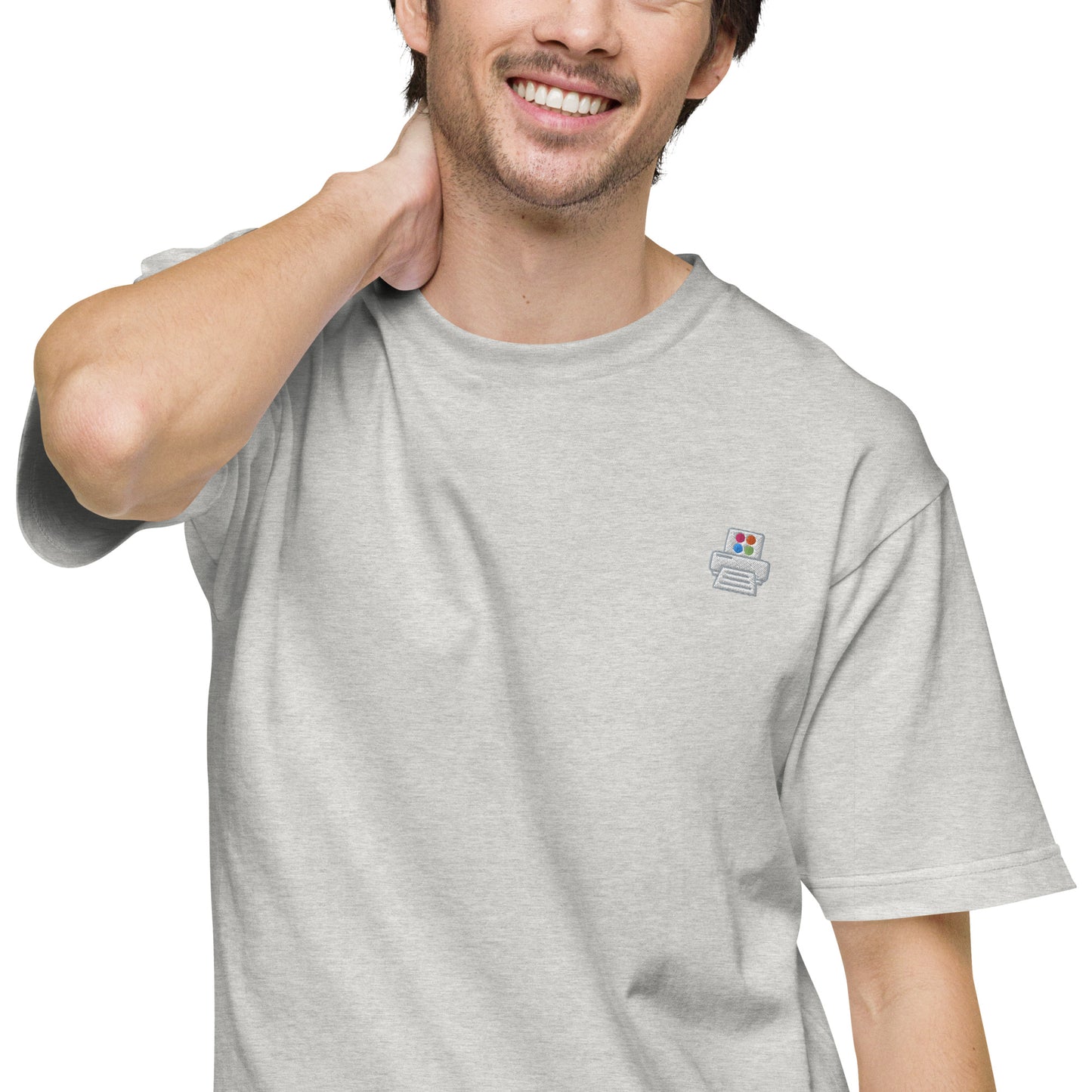 Quick Order Printer 刺繍 ユニセックス ヘビーウェイト 半袖Tシャツ(日本製造)
