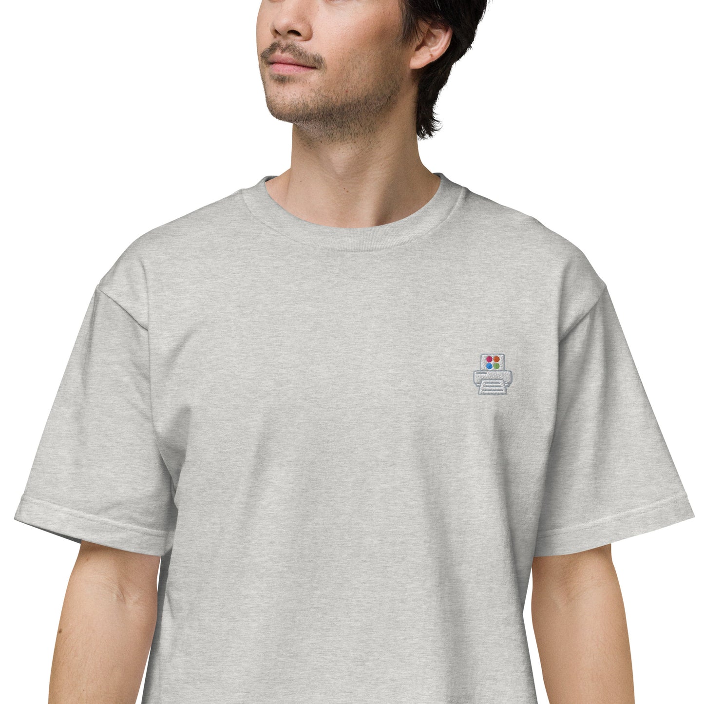 Quick Order Printer 刺繍 ユニセックス ヘビーウェイト 半袖Tシャツ(日本製造)