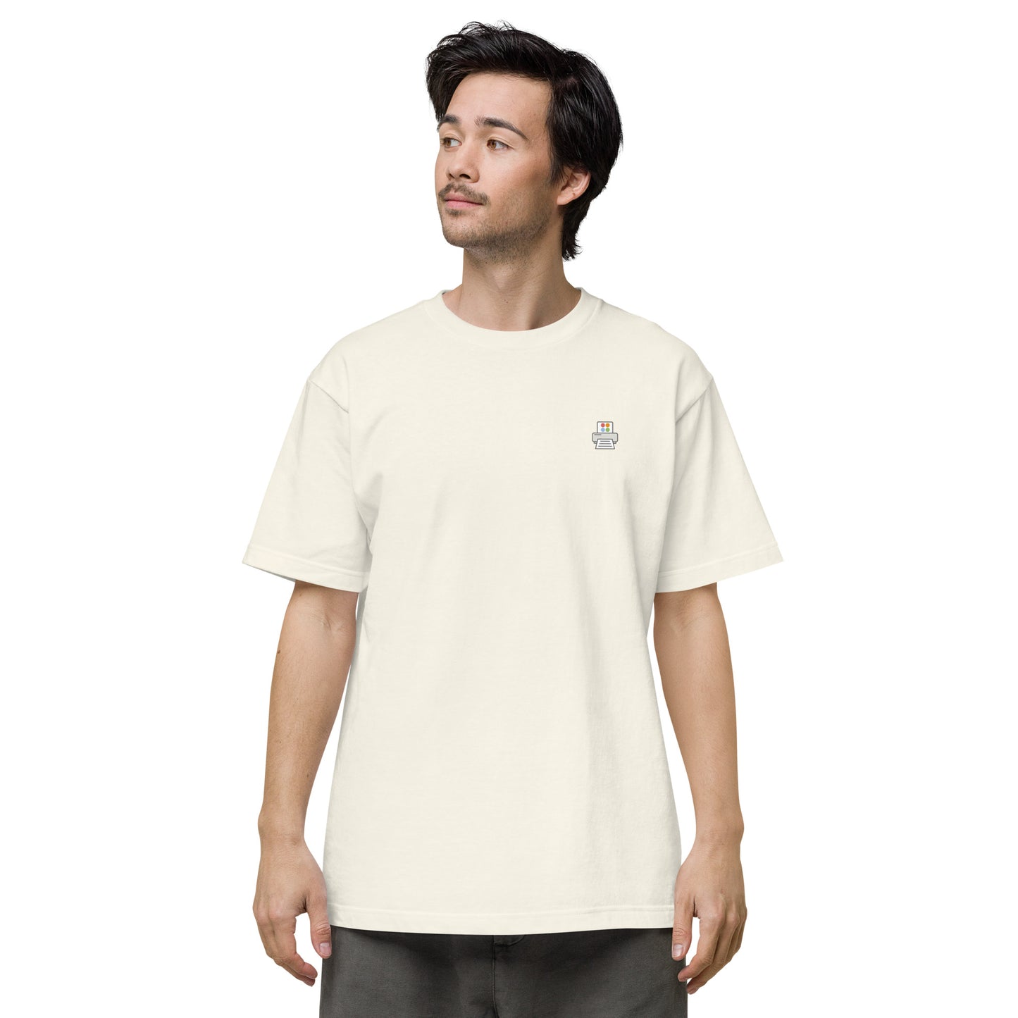 Quick Order Printer ワンポイント ユニセックス ヘビーウェイト 半袖Tシャツ