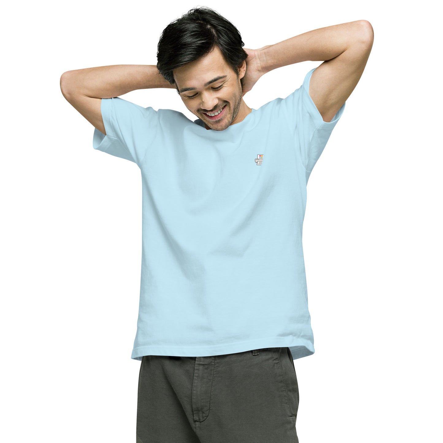 Quick Order Printer ワンポイント ユニセックス ヘビーウェイト 半袖Tシャツ