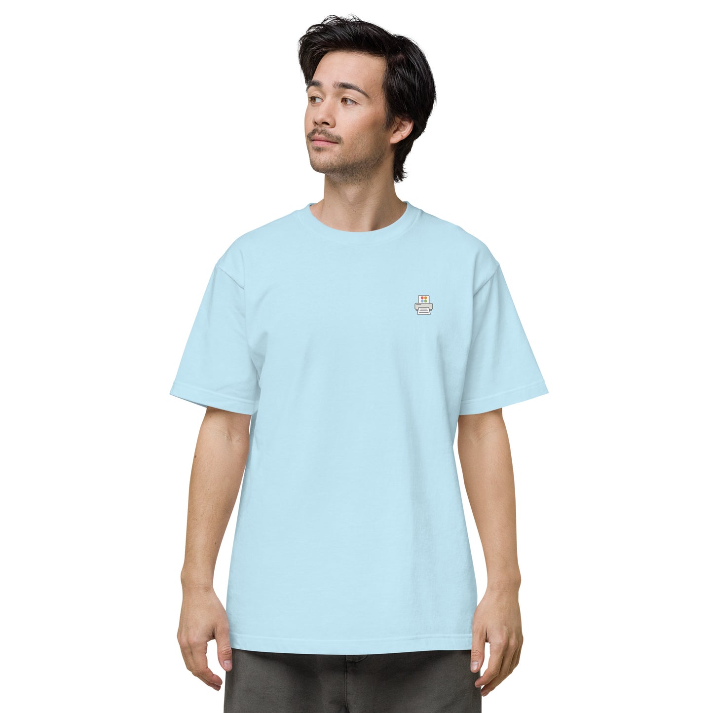 Quick Order Printer ワンポイント ユニセックス ヘビーウェイト 半袖Tシャツ