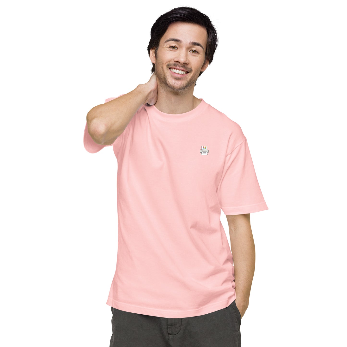 Quick Order Printer ワンポイント ユニセックス ヘビーウェイト 半袖Tシャツ
