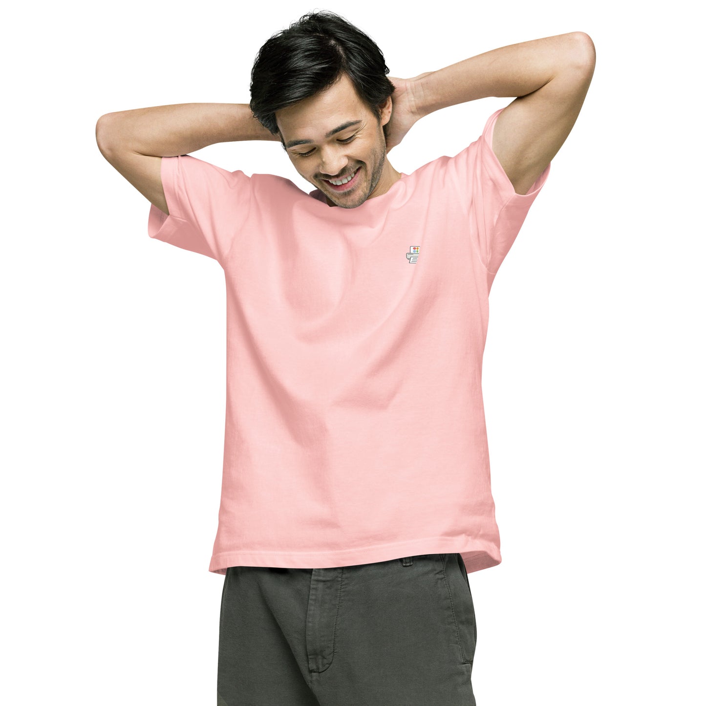 Quick Order Printer ワンポイント ユニセックス ヘビーウェイト 半袖Tシャツ