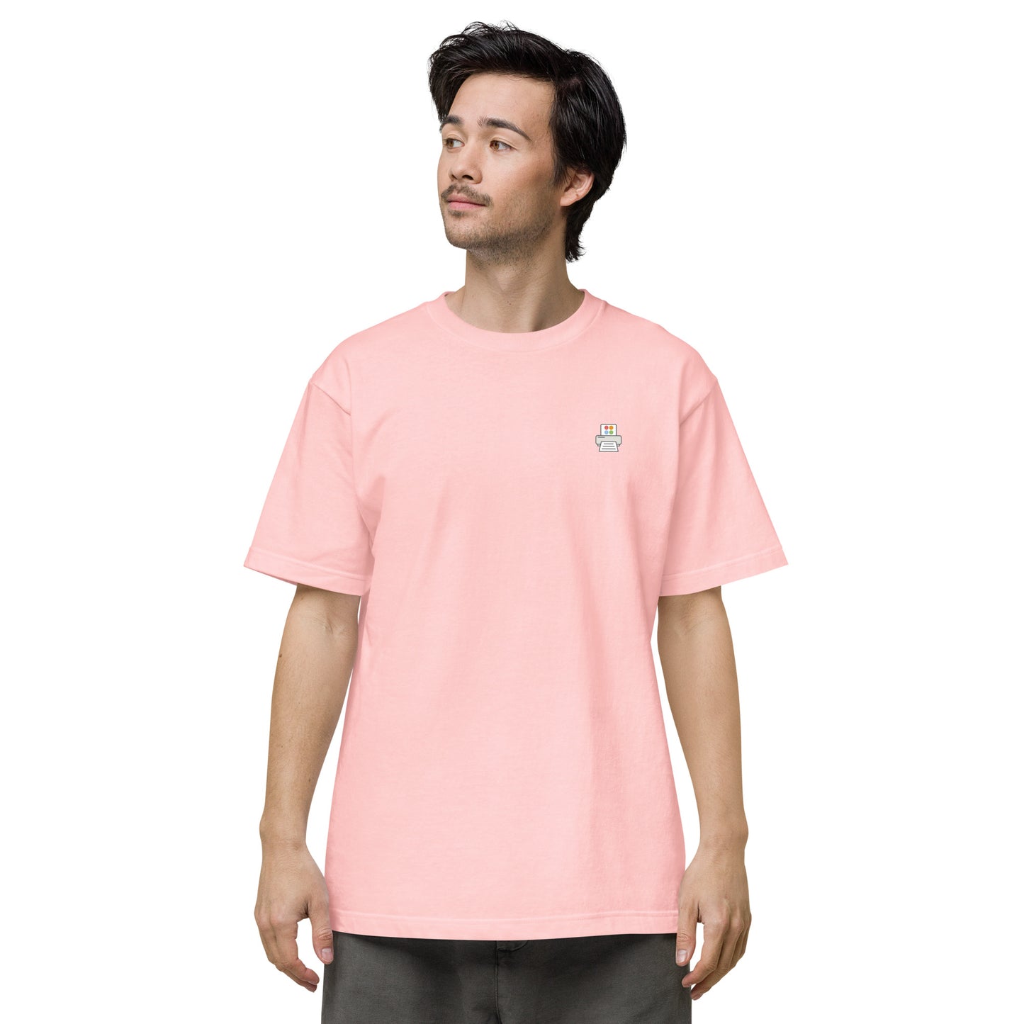 Quick Order Printer ワンポイント ユニセックス ヘビーウェイト 半袖Tシャツ