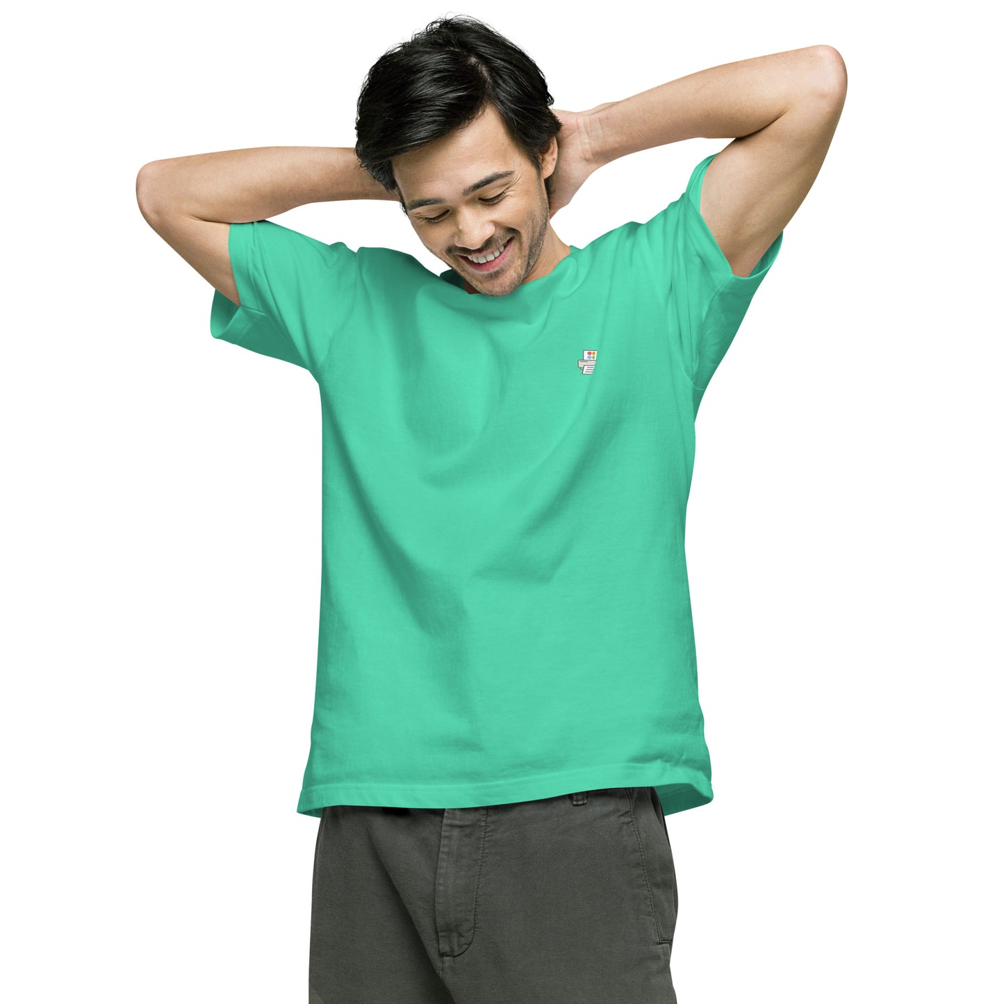 Quick Order Printer ワンポイント ユニセックス ヘビーウェイト 半袖Tシャツ