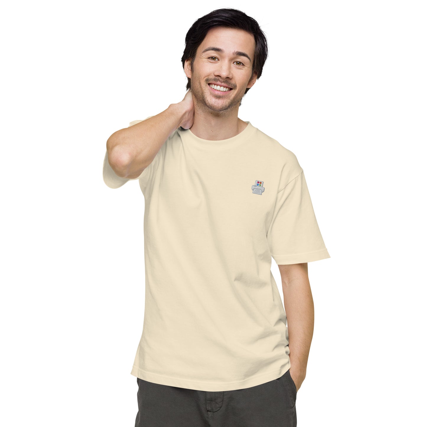 Quick Order Printer 刺繍 ユニセックス ヘビーウェイト 半袖Tシャツ(日本製造)