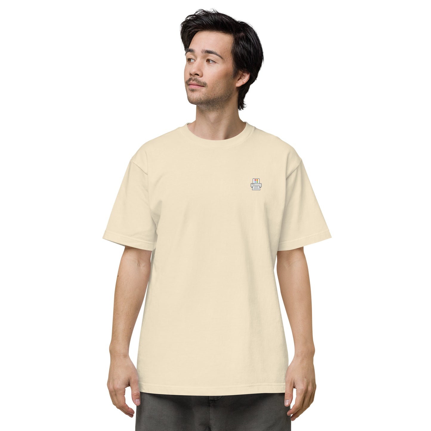 Quick Order Printer ワンポイント ユニセックス ヘビーウェイト 半袖Tシャツ