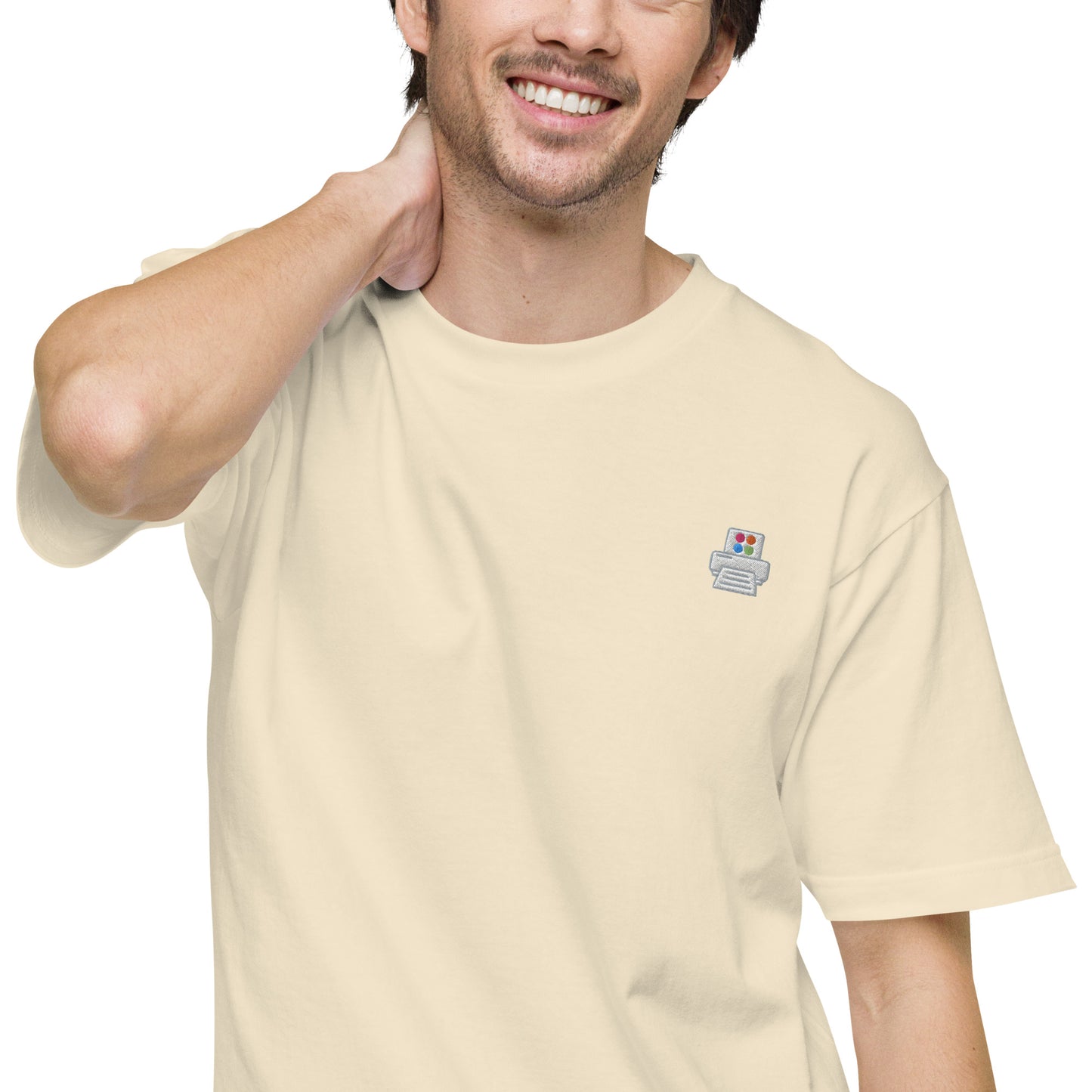 Quick Order Printer 刺繍 ユニセックス ヘビーウェイト 半袖Tシャツ(日本製造)