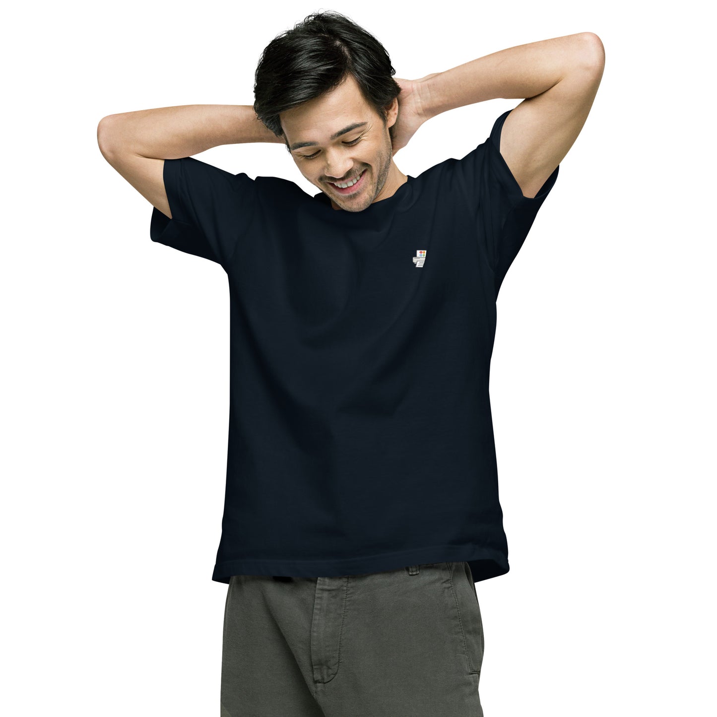 Quick Order Printer ワンポイント ユニセックス ヘビーウェイト 半袖Tシャツ