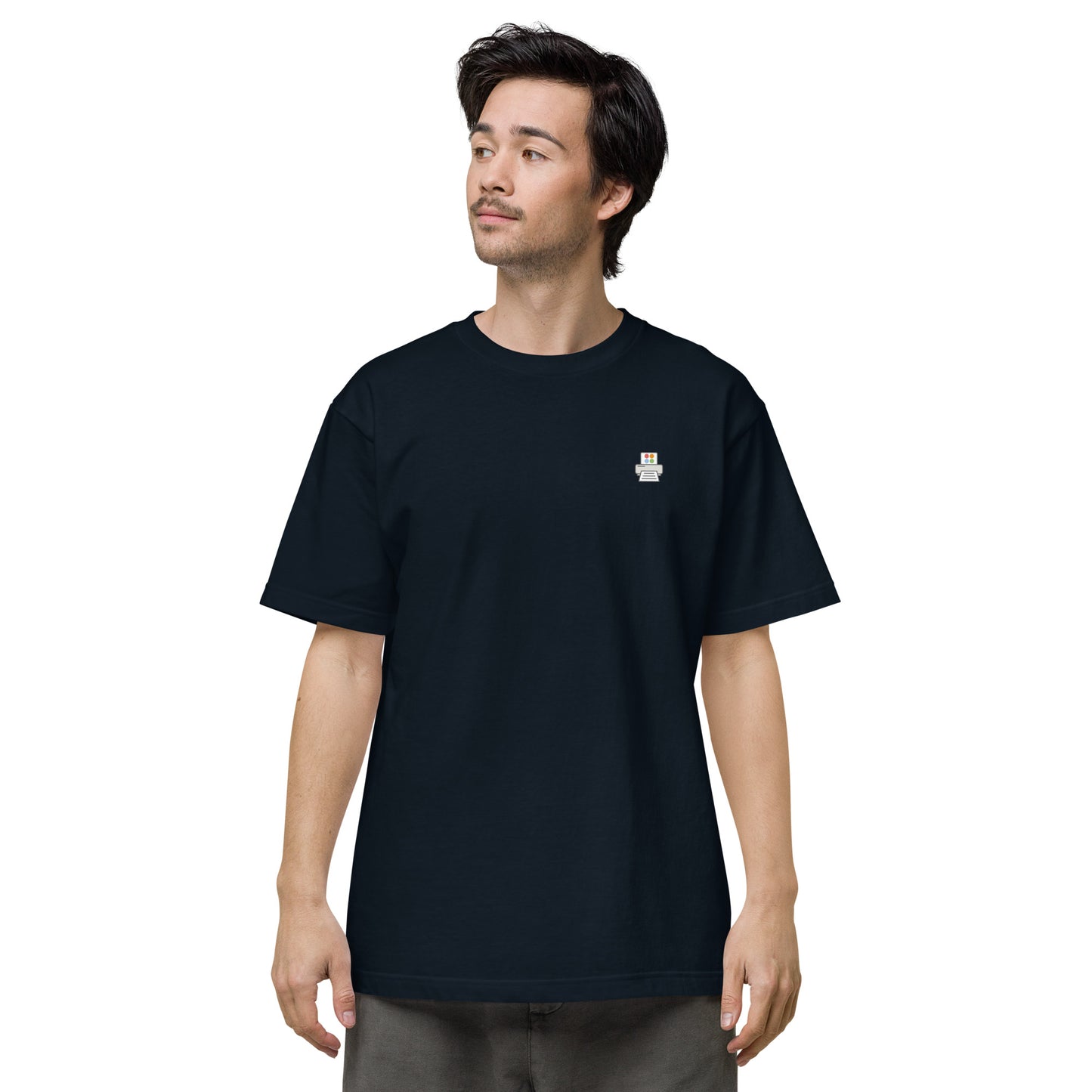 Quick Order Printer ワンポイント ユニセックス ヘビーウェイト 半袖Tシャツ