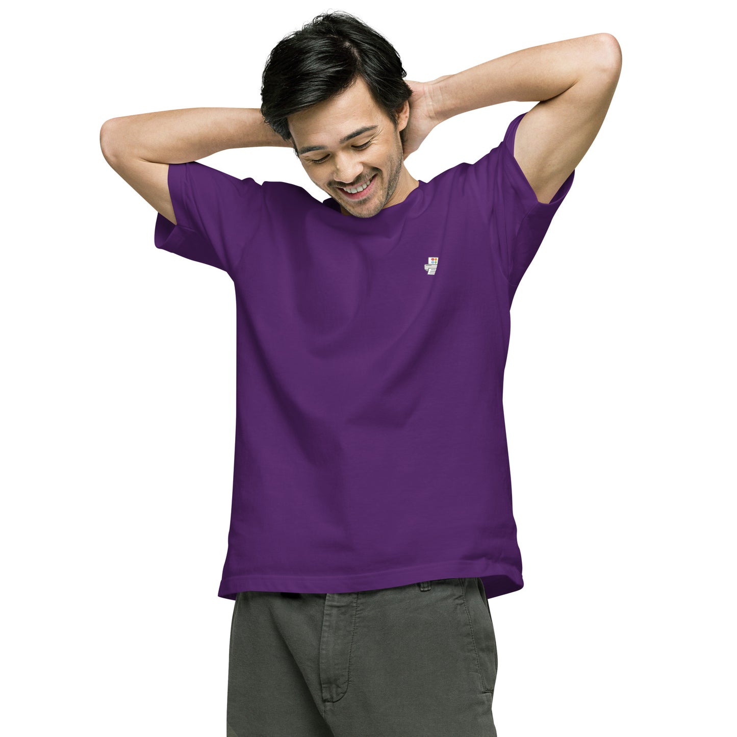 Quick Order Printer ワンポイント ユニセックス ヘビーウェイト 半袖Tシャツ