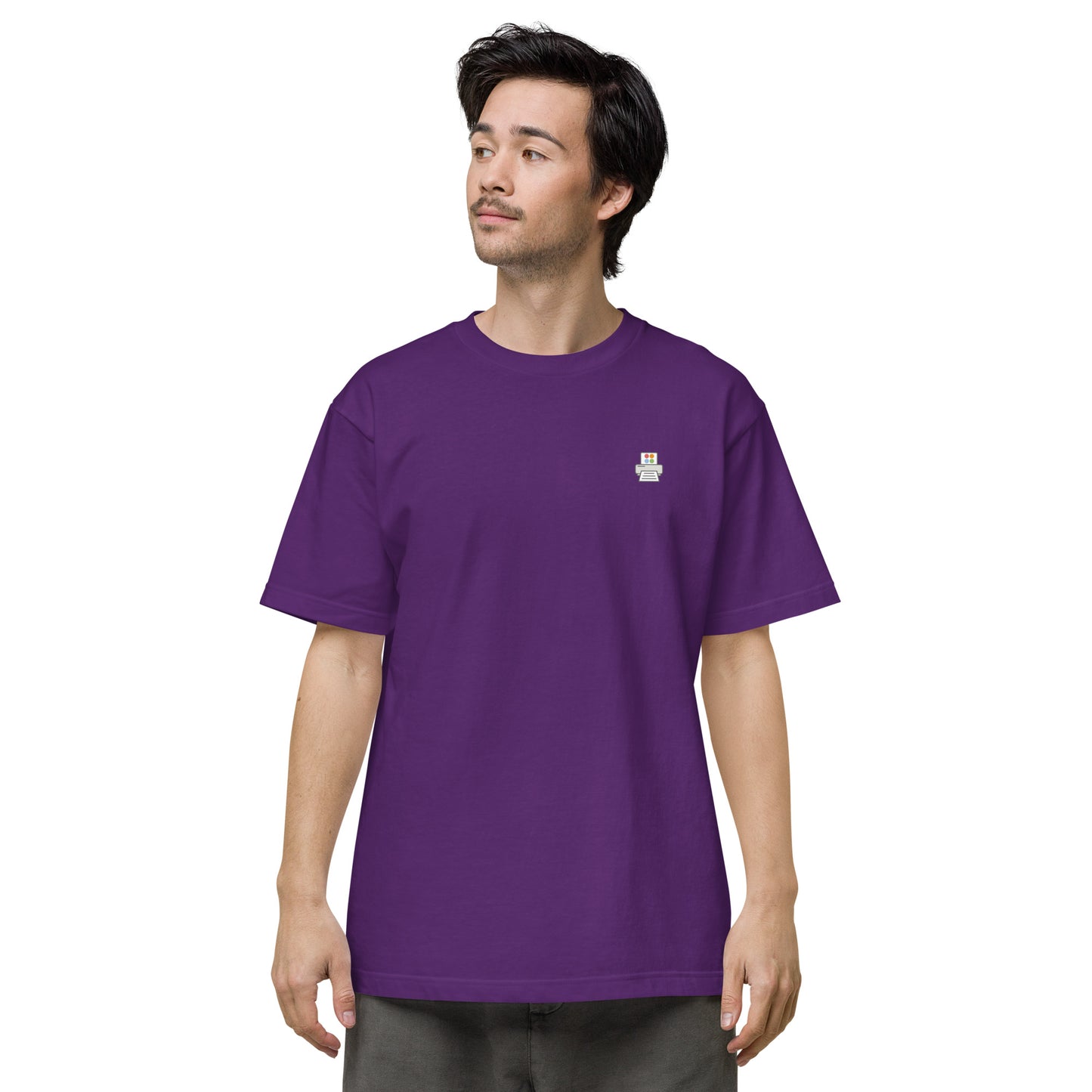 Quick Order Printer ワンポイント ユニセックス ヘビーウェイト 半袖Tシャツ