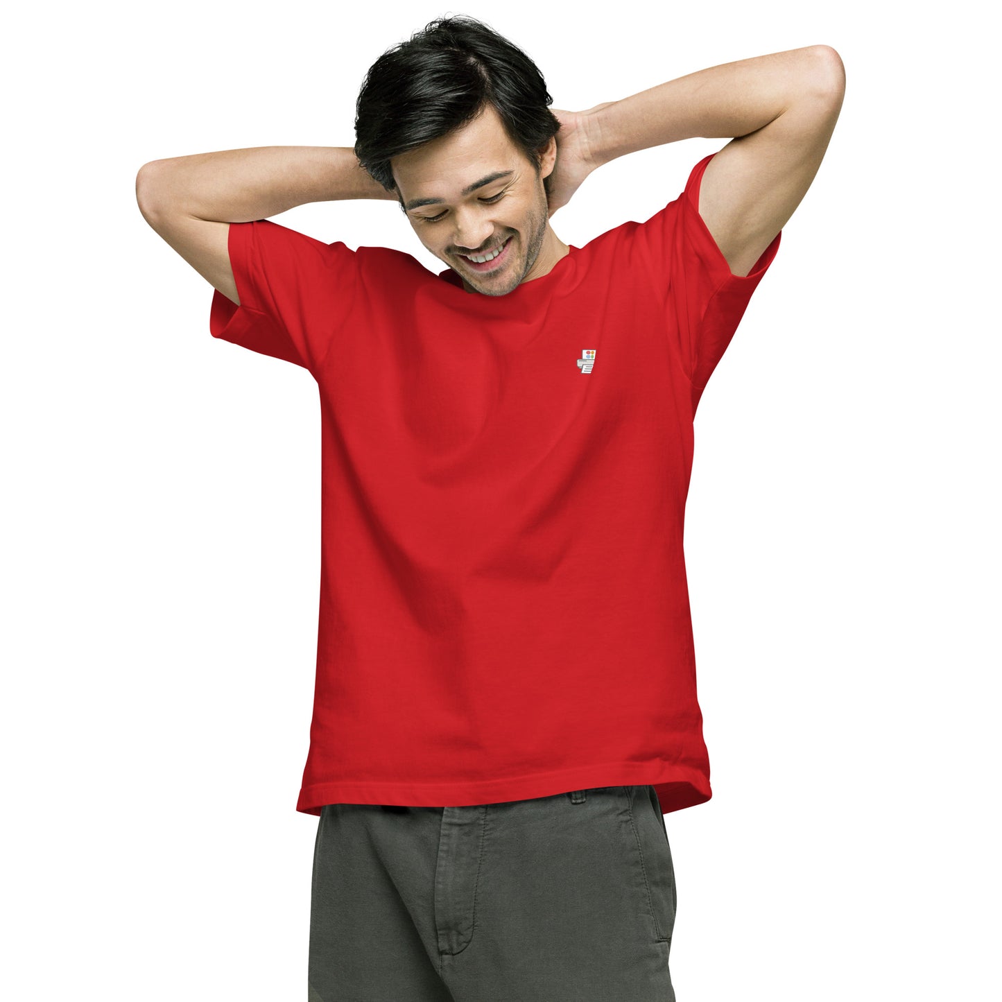 Quick Order Printer ワンポイント ユニセックス ヘビーウェイト 半袖Tシャツ