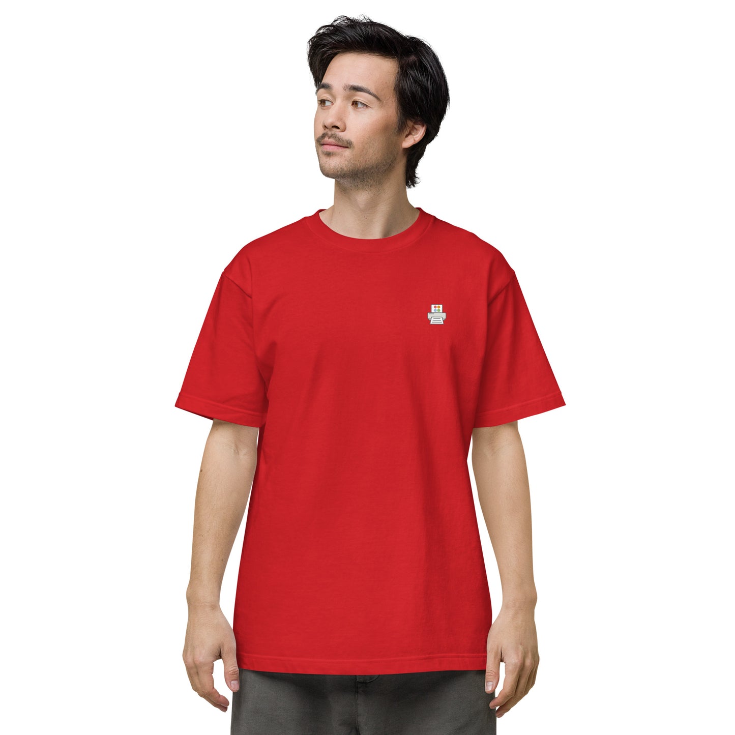 Quick Order Printer ワンポイント ユニセックス ヘビーウェイト 半袖Tシャツ