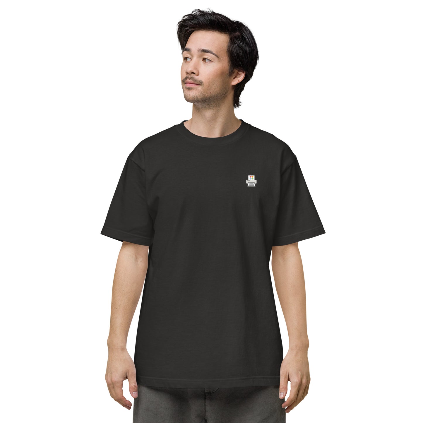 Quick Order Printer ワンポイント ユニセックス ヘビーウェイト 半袖Tシャツ