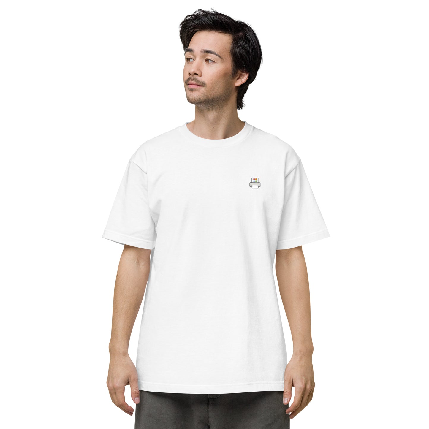 Quick Order Printer ワンポイント ユニセックス ヘビーウェイト 半袖Tシャツ