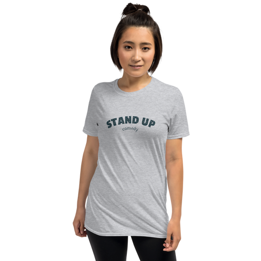 スタンダップ - 半袖ユニセックスTシャツ