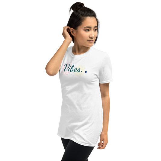 バイブス - 半袖ユニセックスTシャツ
