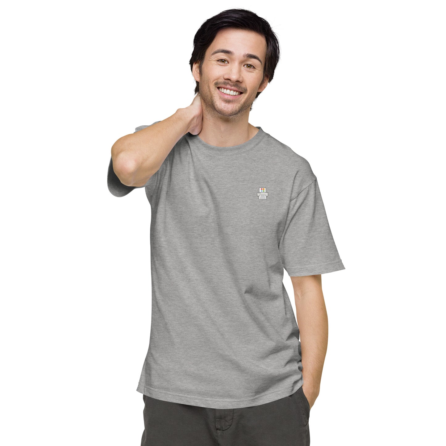 Quick Order Printer ワンポイント ユニセックス ヘビーウェイト 半袖Tシャツ