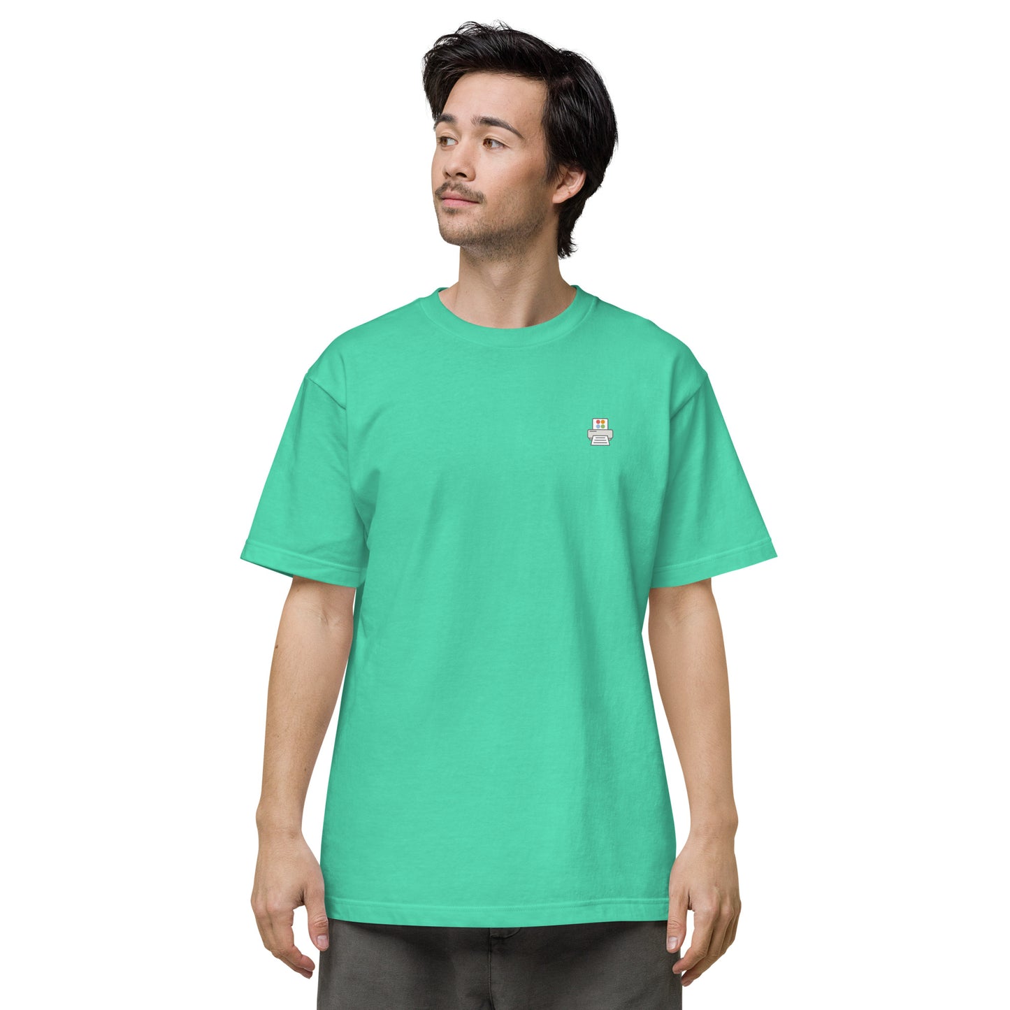 Quick Order Printer ワンポイント ユニセックス ヘビーウェイト 半袖Tシャツ